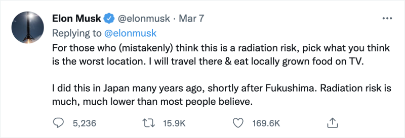 Elon Musk Tweet